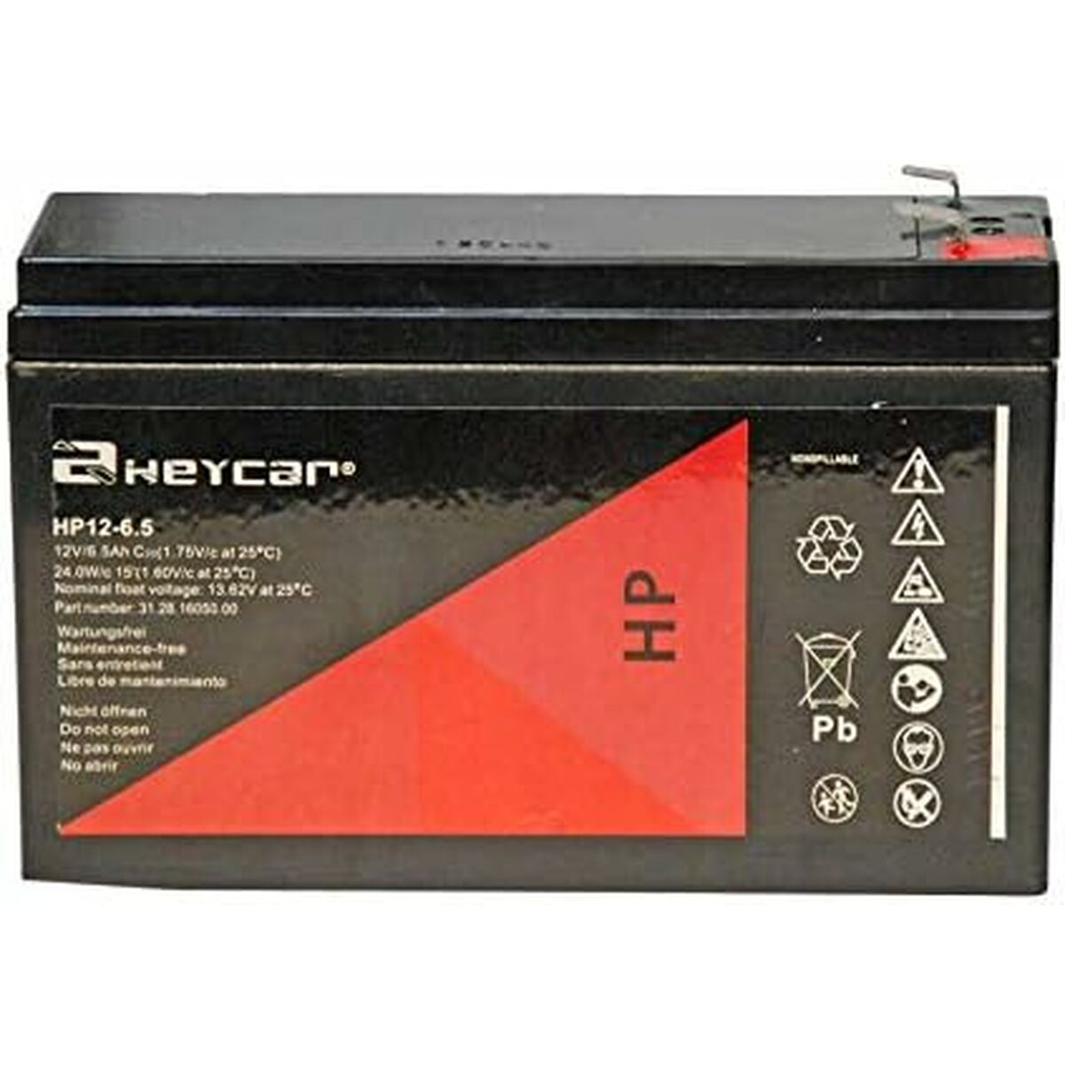 Battery for Uninterruptible Power Supply System UPS Riello BAT 12-6.5 Battery for Uninterruptible Power Supply System UPS Riello BAT 12-6.5