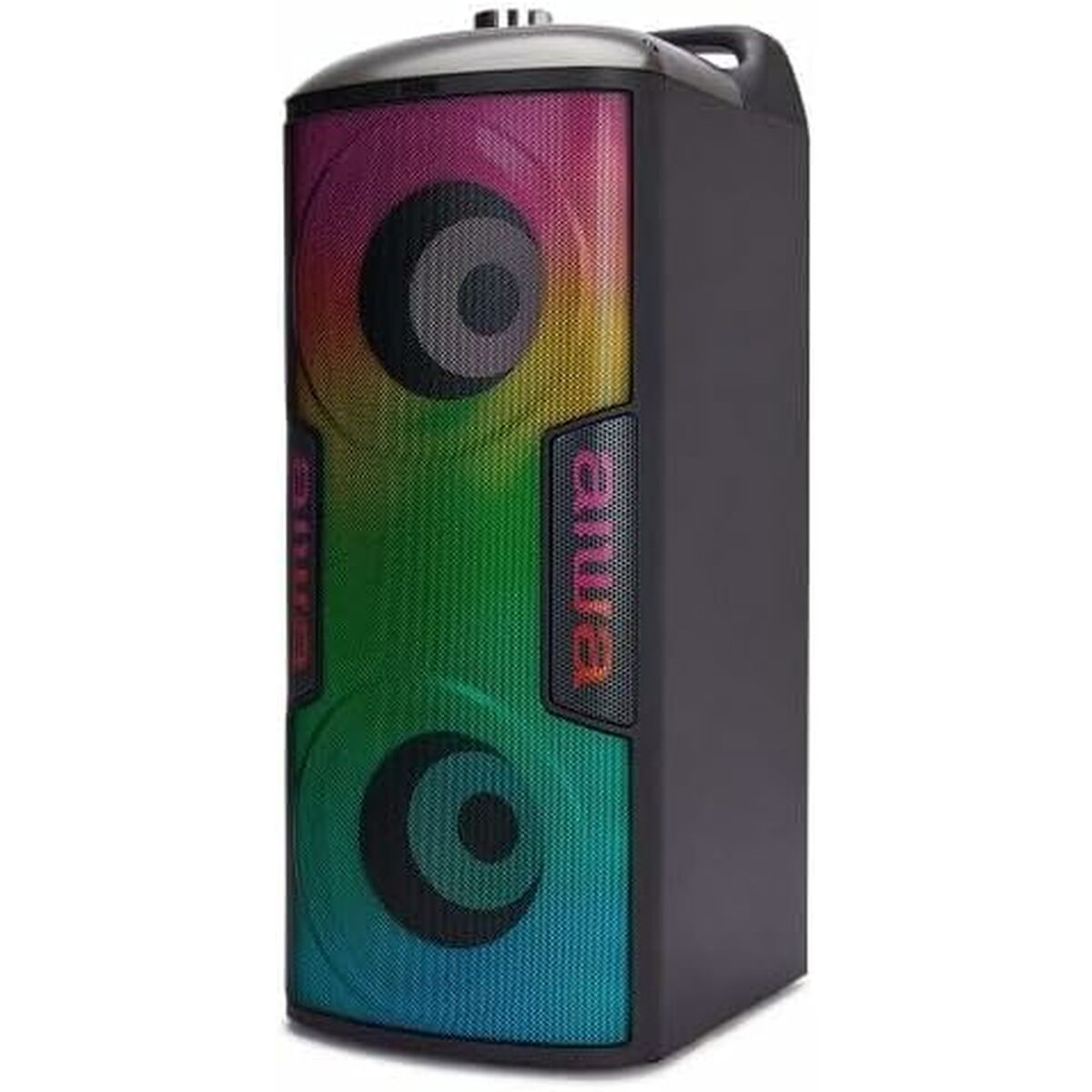 Portable Bluetooth Speakers Aiwa KBTUS100 Black 16 W Portable Bluetooth Speakers Aiwa KBTUS100 Black 16 W