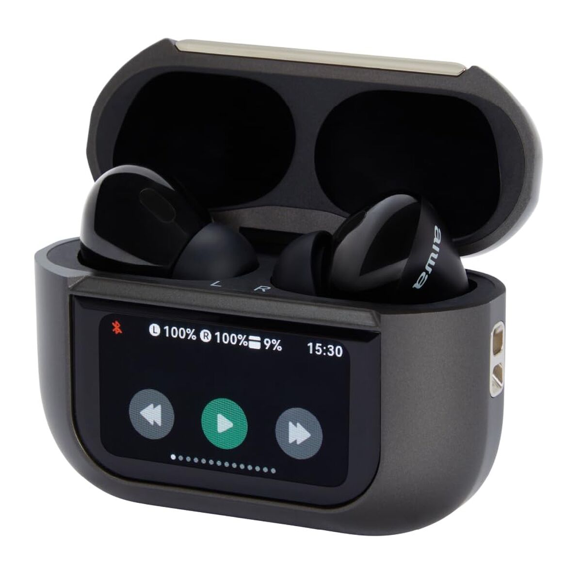 Wireless Earphones with Charging Case Aiwa EBTW-350TN Black