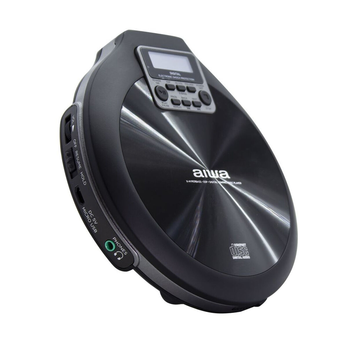 CD/MP3 Player Aiwa Portable Black