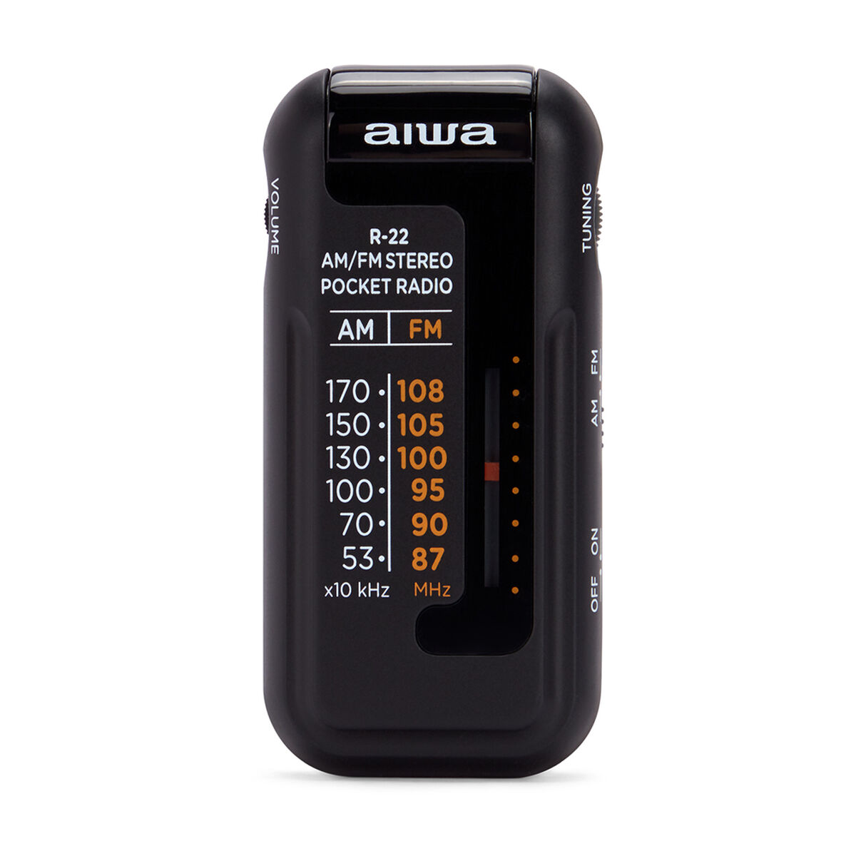 Transistor Radio Aiwa R22BK Black AM/FM Mini Transistor Radio Aiwa R22BK Black AM/FM Mini