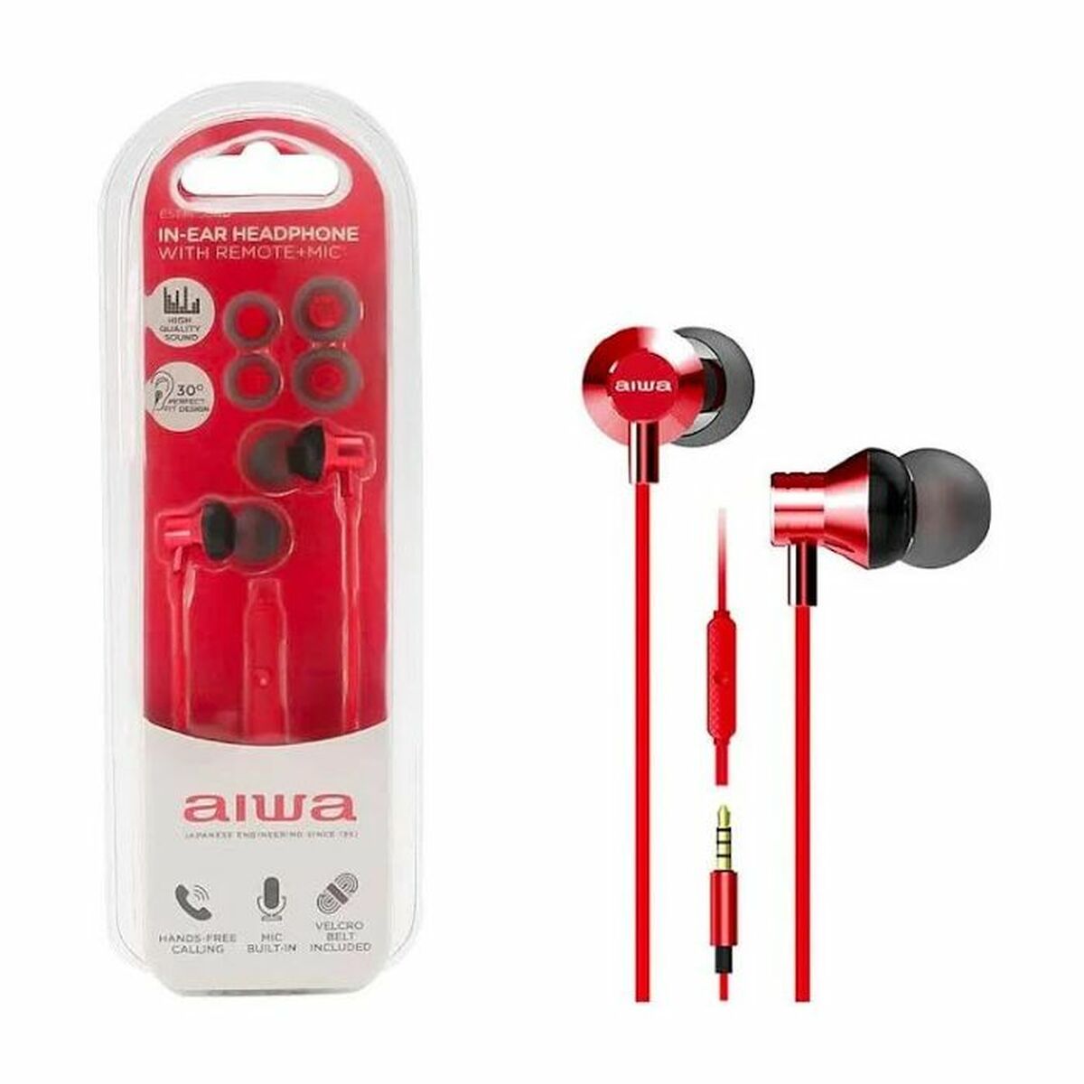 Headphones Aiwa ESTM50RD Red Headphones Aiwa ESTM50RD Red