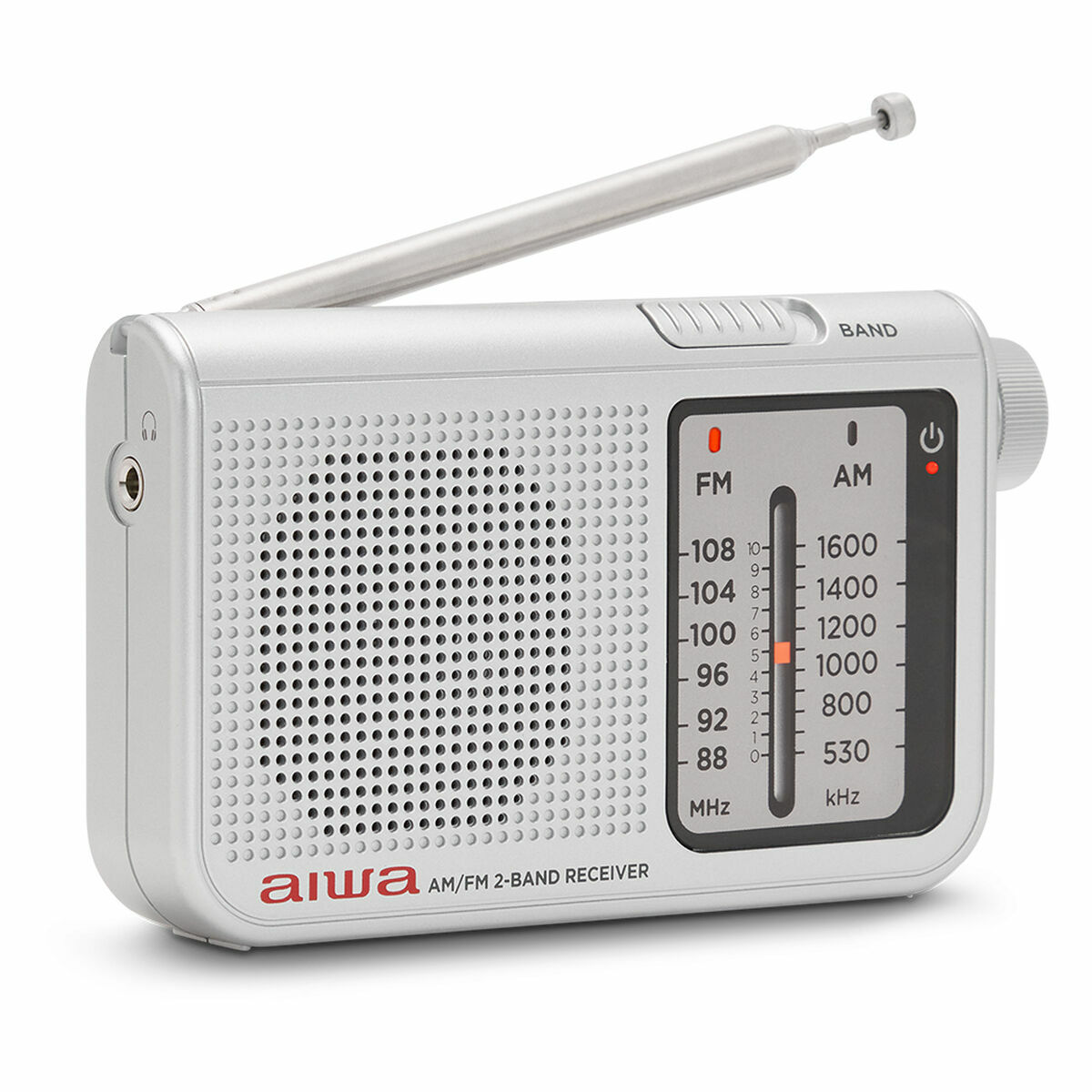 Transistor Radio Aiwa RS55SL White Silver