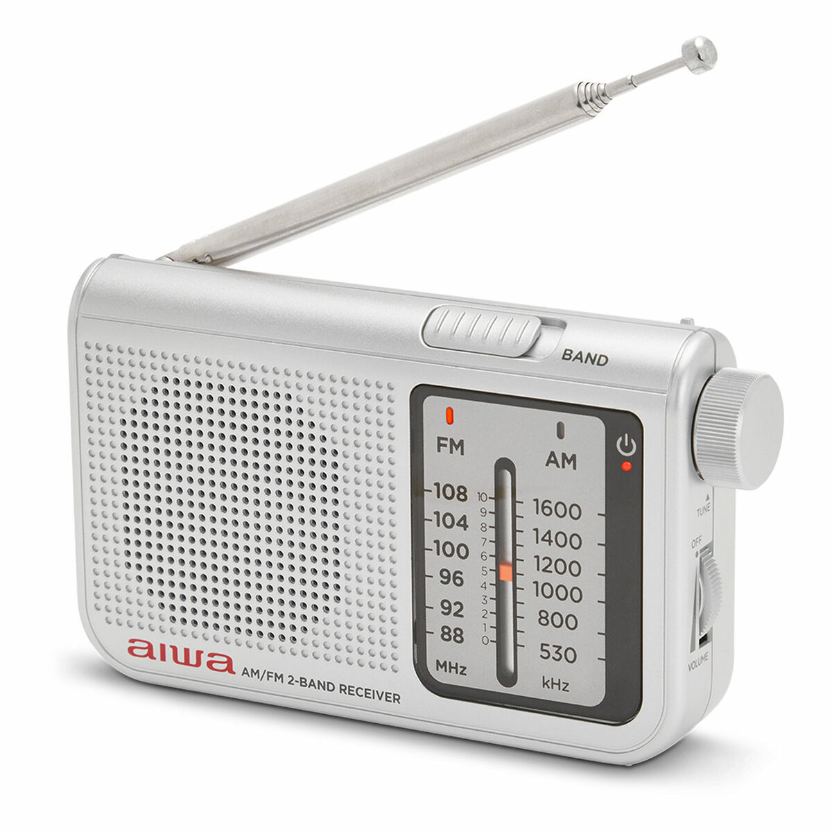 Transistor Radio Aiwa RS55SL White Silver