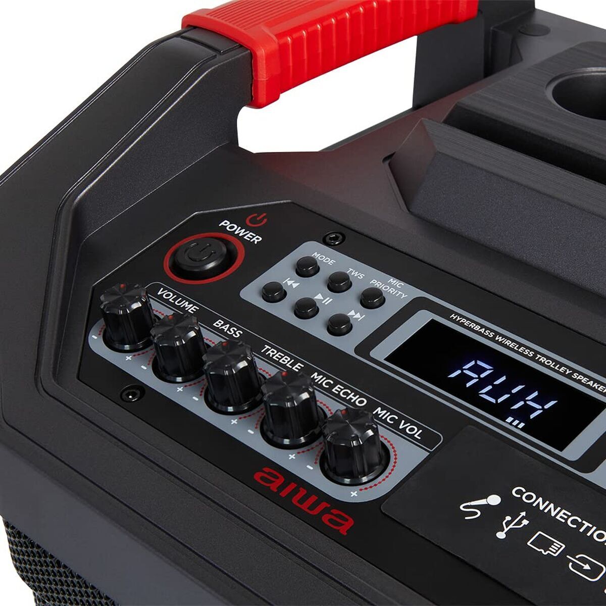 Speaker with Karaoke Microphone Aiwa KBTUS-710MKII 700 W Black (Refurbished C)