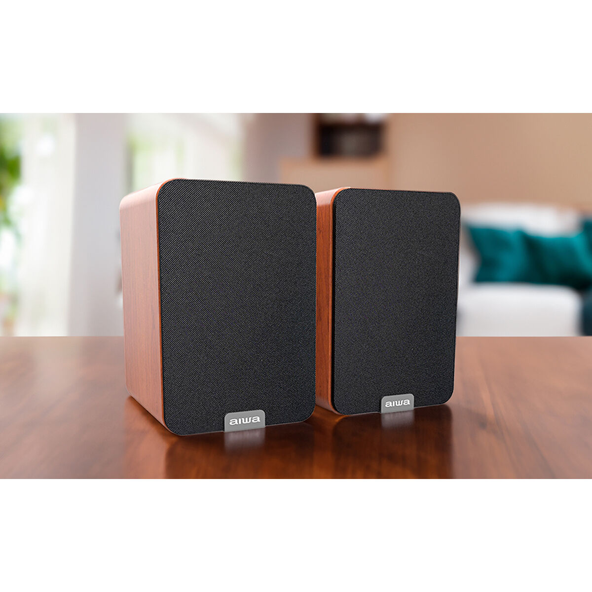 Portable Speakers Aiwa ASPA200BR MADER 2 x 25 W Black