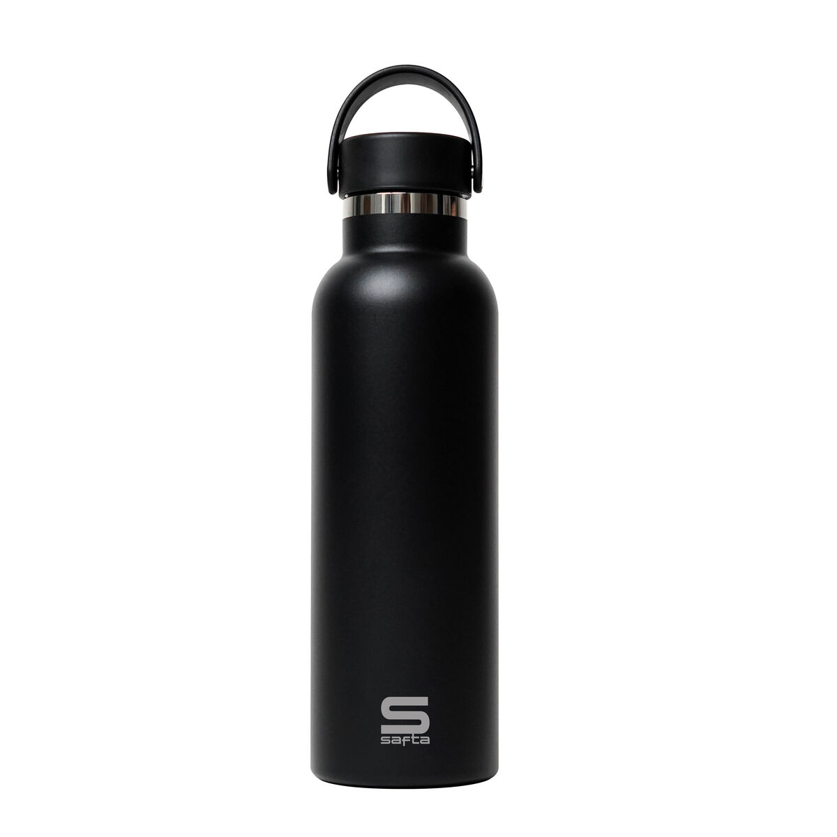 Thermal Bottle Safta Negro Black Silicone Stainless steel