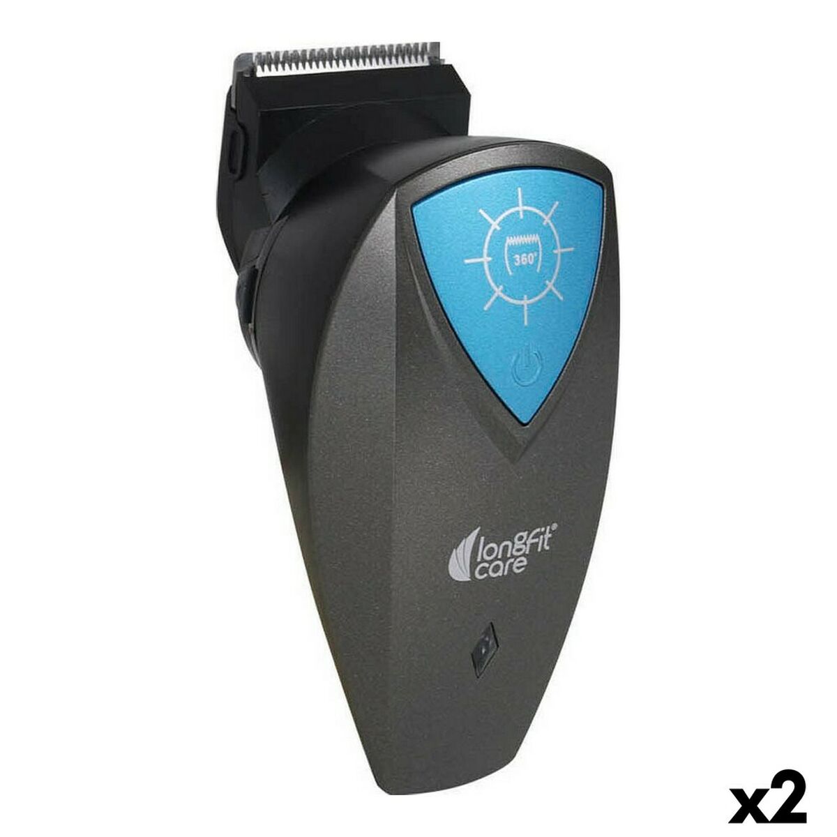 Hair Clippers LongFit Care 360Â° rotating head (2 Units)