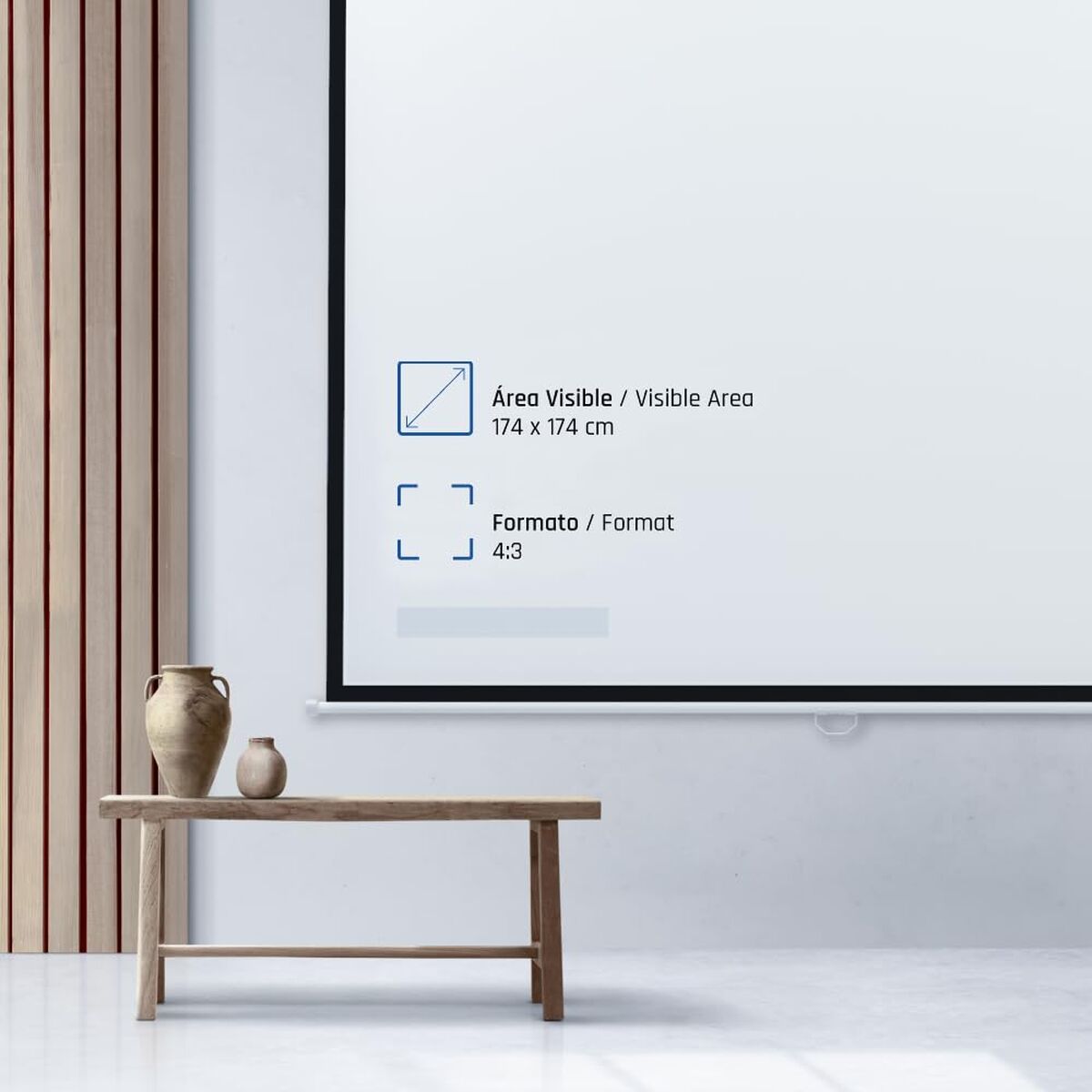 Wall Screen iggual PSIMS180 (Refurbished A)