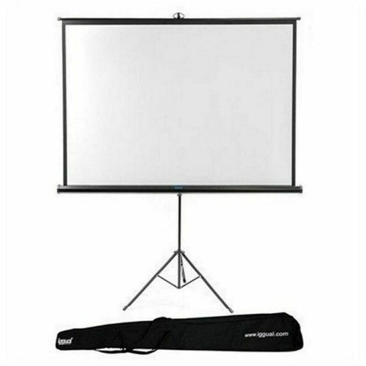 Wall screen with Tripod + Bag iggual PSITS180 180 x 180 cm Wall screen with Tripod + Bag iggual PSITS180 180 x 180 cm