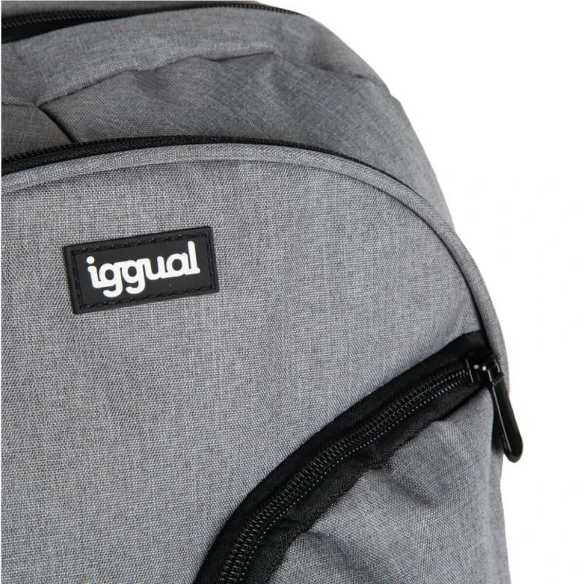 Laptop Backpack iggual Daily Use Grey 15.6″