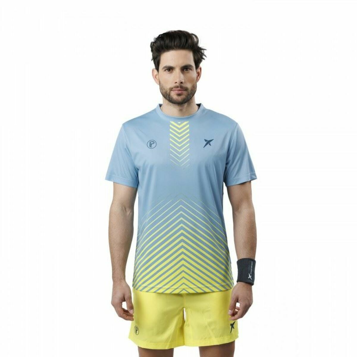 Men’s Short Sleeve T-Shirt Drop Shot Bentor Lima Aquamarine Men’s Short Sleeve T-Shirt Drop Shot Bentor Lima Aquamarine