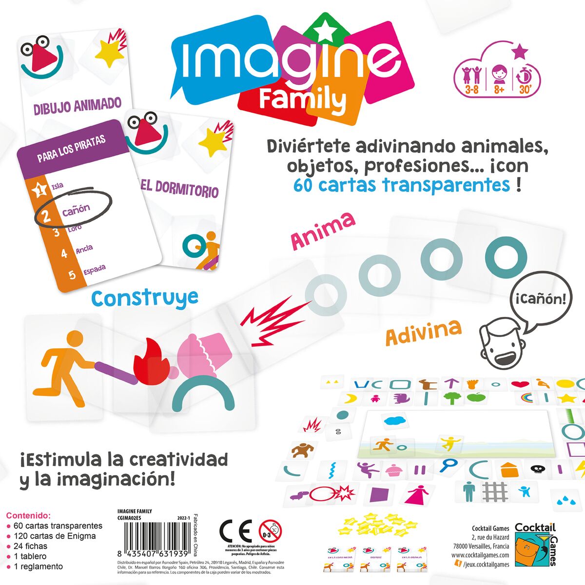 Skills game Asmodee Imagine Family