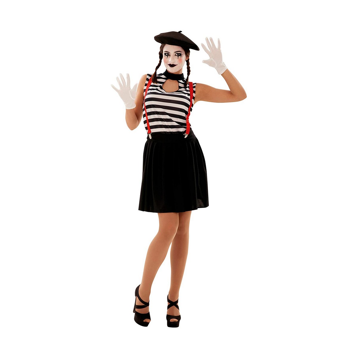 Costume for Adults My Other Me Mime Lady M/L Costume for Adults My Other Me Mime Lady M/L