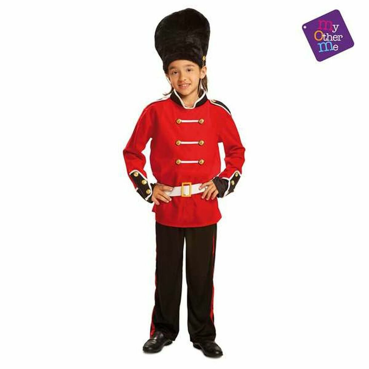 Costume for Children My Other Me English policeman Red 7-9 Years Costume for Children My Other Me English policeman Red 7-9 Years
