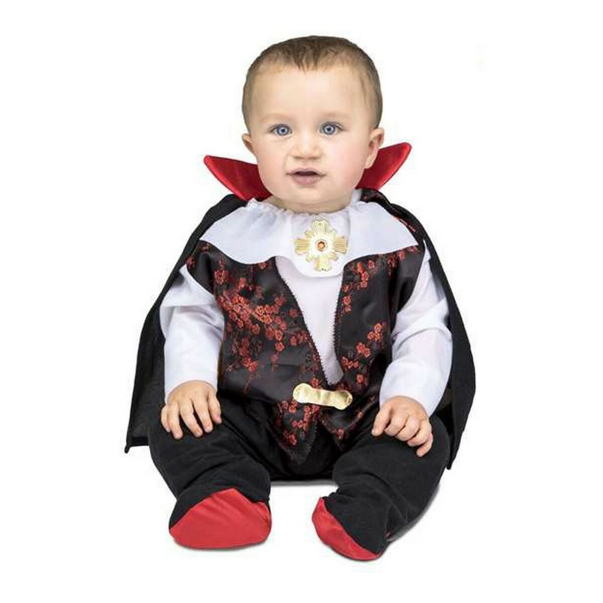 Costume for Babies My Other Me Dracula 7-12 Months (2 Pieces) 7-12 Months Costume for Babies My Other Me Dracula 7-12 Months (2 Pieces) 7-12 Months
