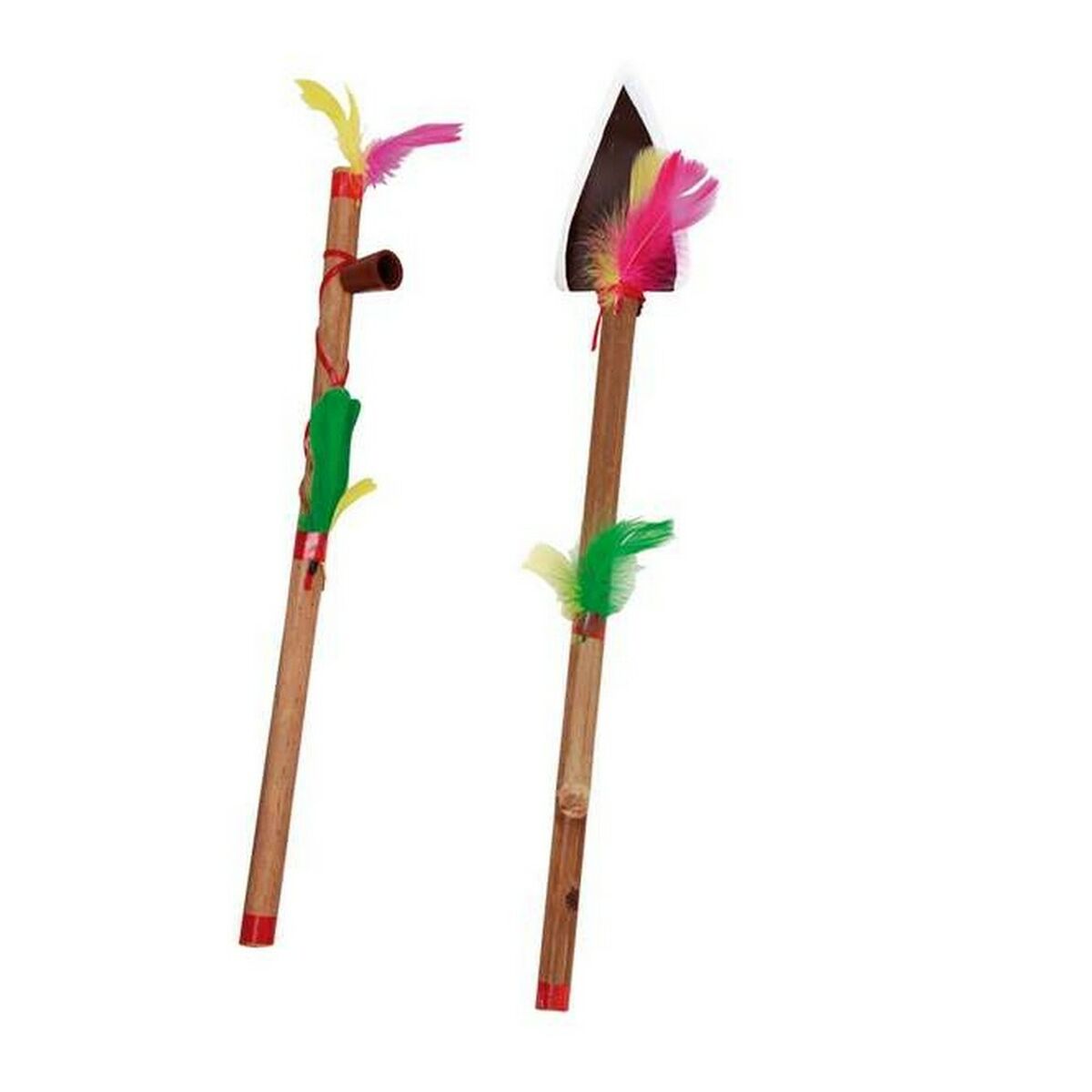 Costune accessories My Other Me American Indian 48 cm 2 Pieces Costune accessories My Other Me American Indian 48 cm 2 Pieces