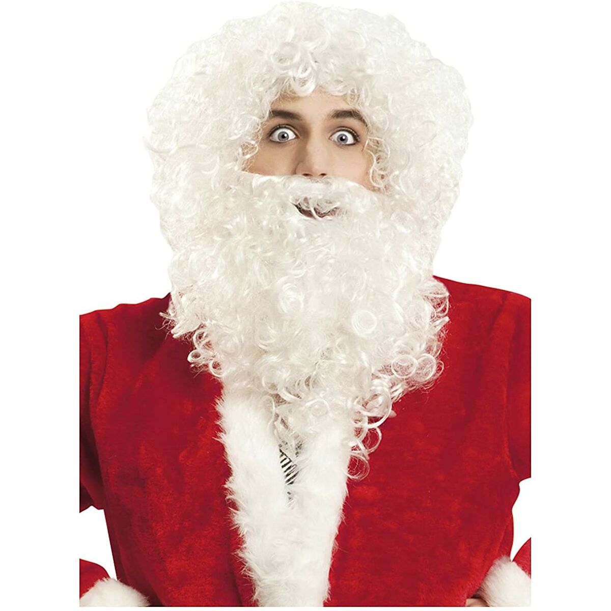 Wig with beard My Other Me White Father Christmas Wig with beard My Other Me White Father Christmas