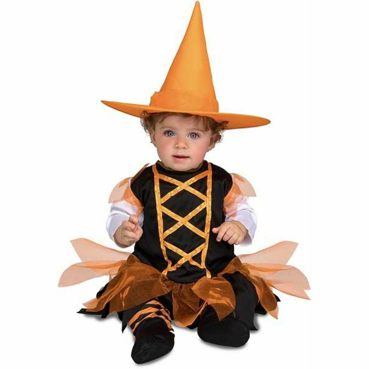 Costume for Babies My Other Me Orange 2 Pieces Witch Costume for Babies My Other Me Orange 2 Pieces Witch