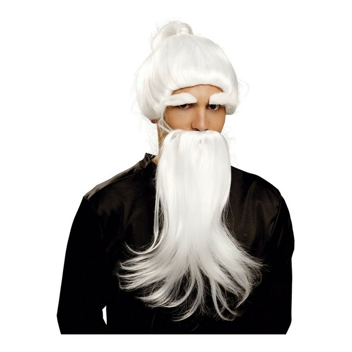 Wig with beard My Other Me Fu Man Chu White Wig with beard My Other Me Fu Man Chu White