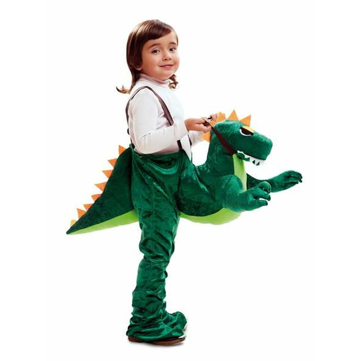 Costume for Children My Other Me Dino Rider Green Costume for Children My Other Me Dino Rider Green