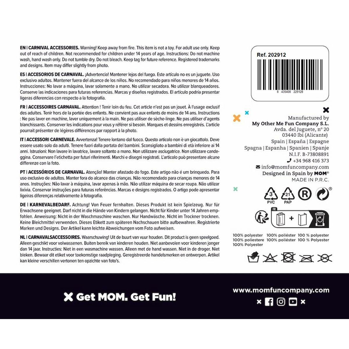 False beard My Other Me White