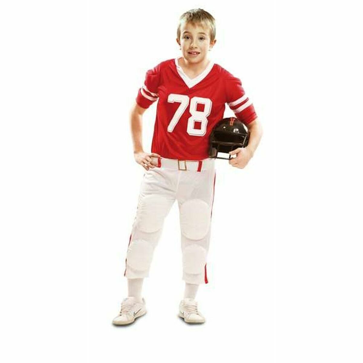 Costume for Children Rugby player Red Costume for Children Rugby player Red