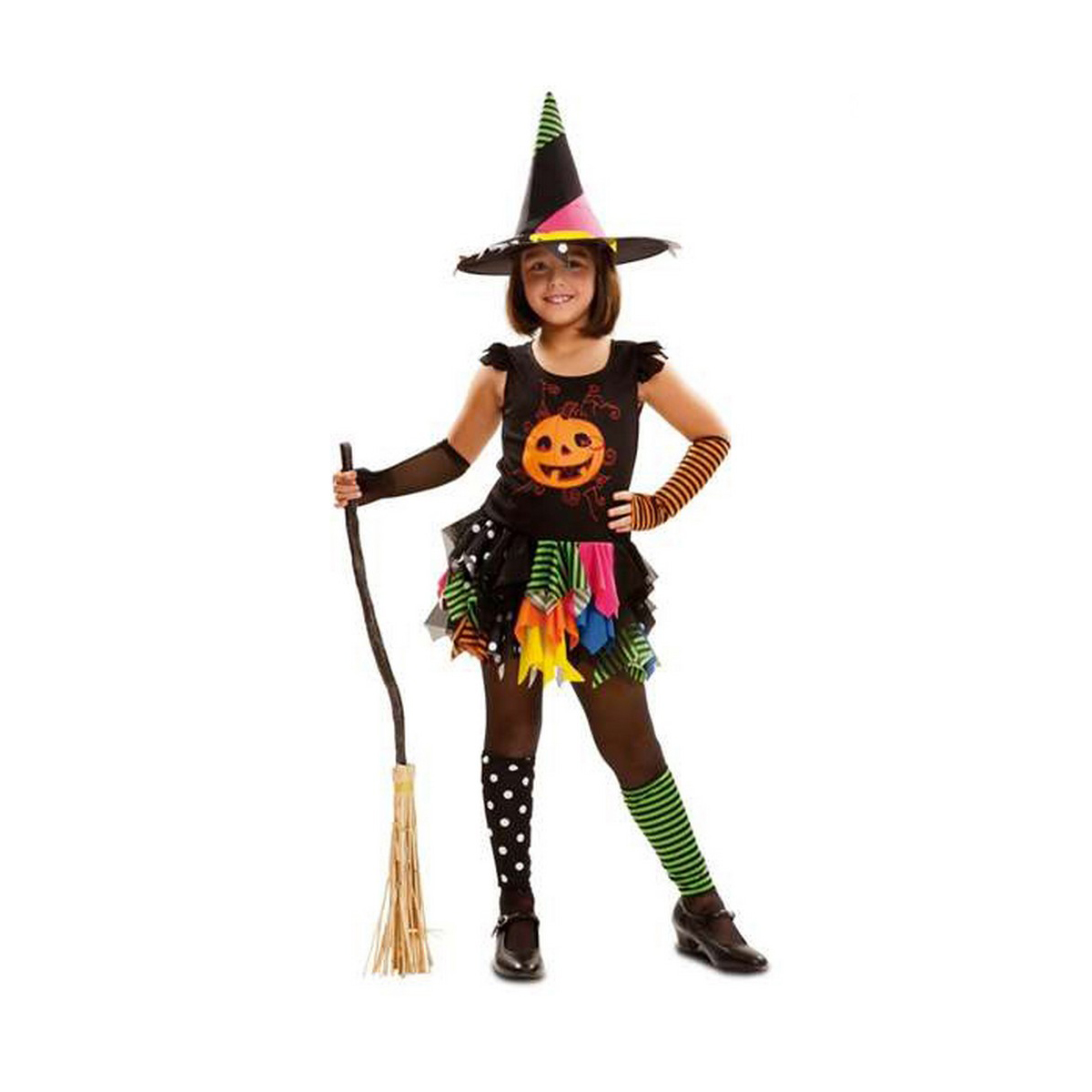 Costume for Children My Other Me Witch (4 Pieces) Costume for Children My Other Me Witch (4 Pieces)