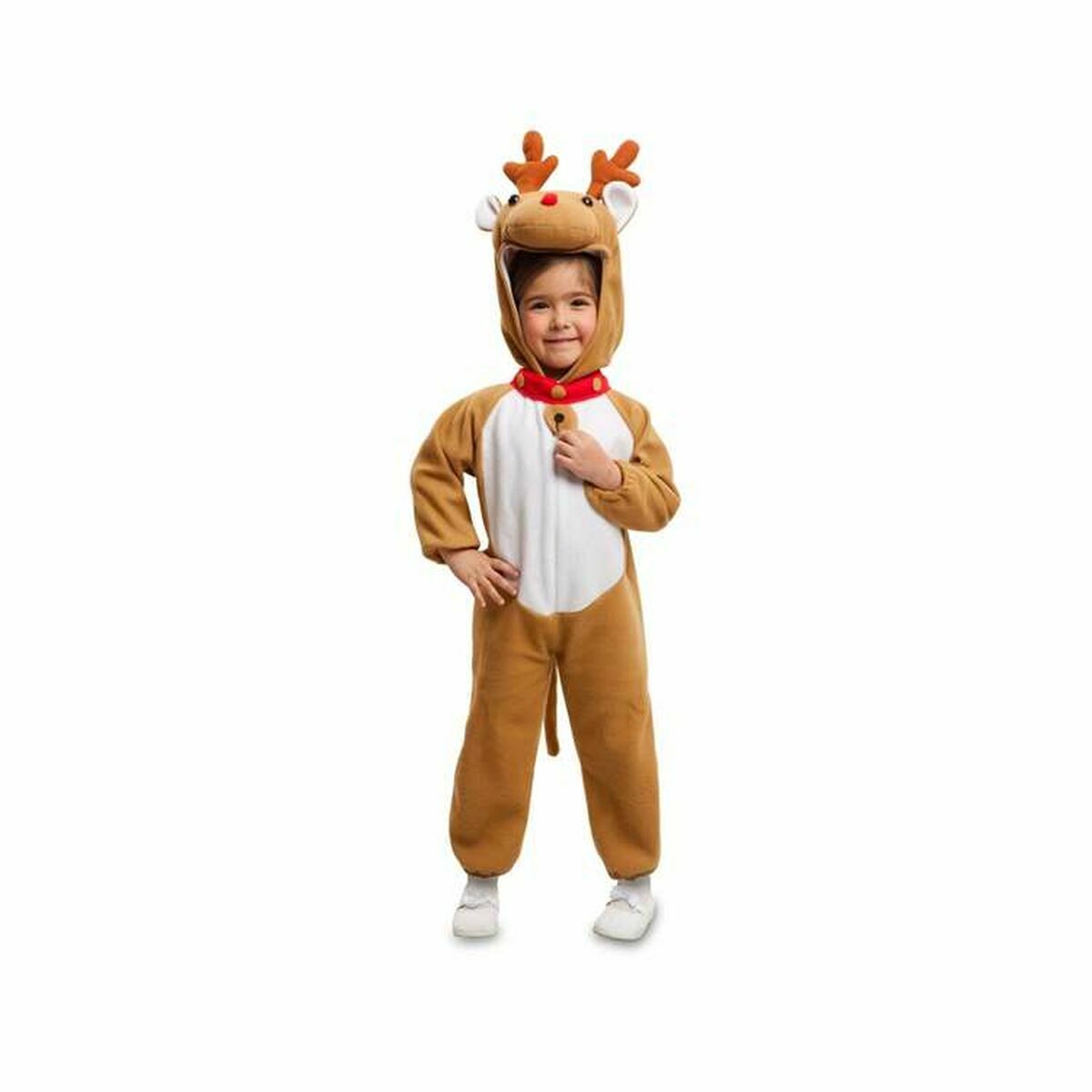 Costume for Children Reindeer 2 Pieces Brown Costume for Children Reindeer 2 Pieces Brown