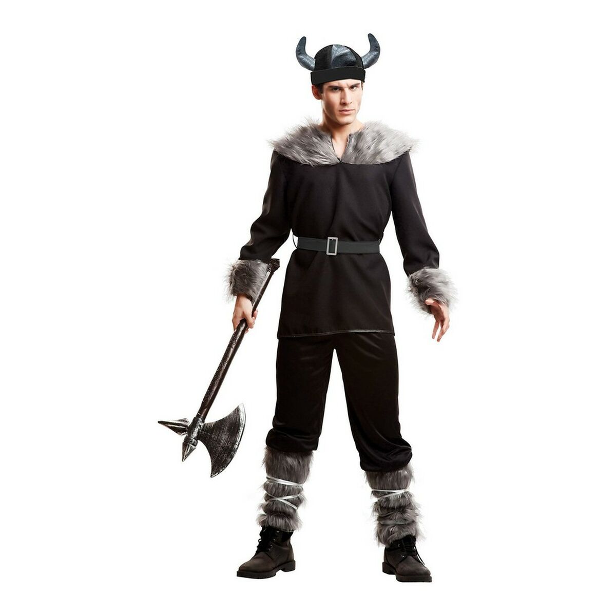 Costume for Adults My Other Me Vikingo Black S Costume for Adults My Other Me Vikingo Black S