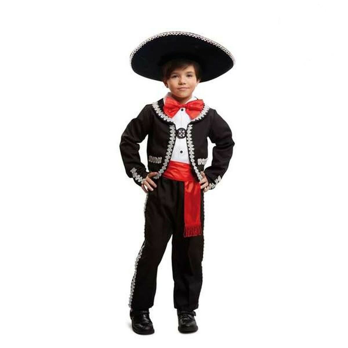 Costume for Children 203714 Mariachi 3-4 Years Black (4 Pieces) Costume for Children 203714 Mariachi 3-4 Years Black (4 Pieces)