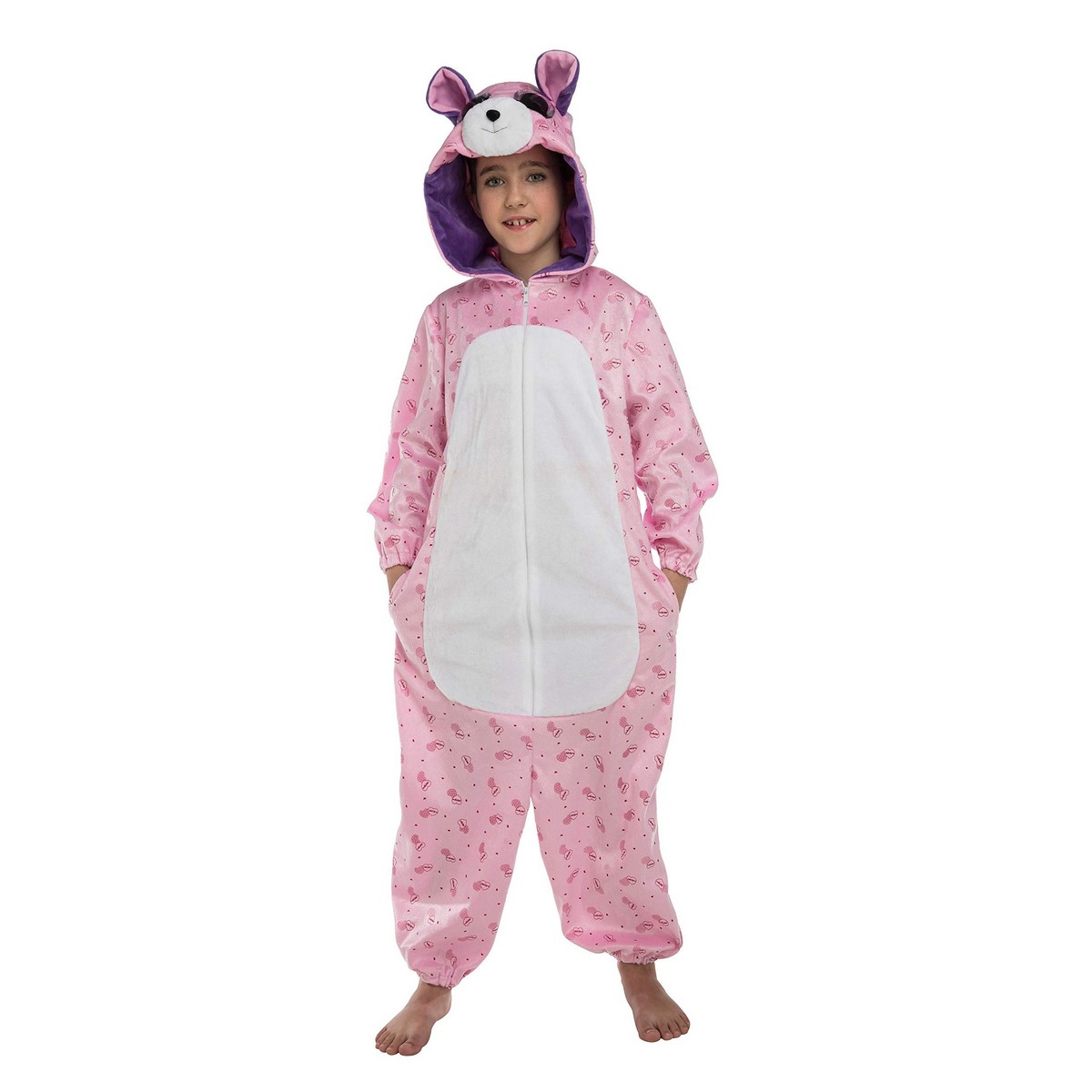 Costume for Children My Other Me Big Eyes Pink Bear 10-12 Years Costume for Children My Other Me Big Eyes Pink Bear 10-12 Years