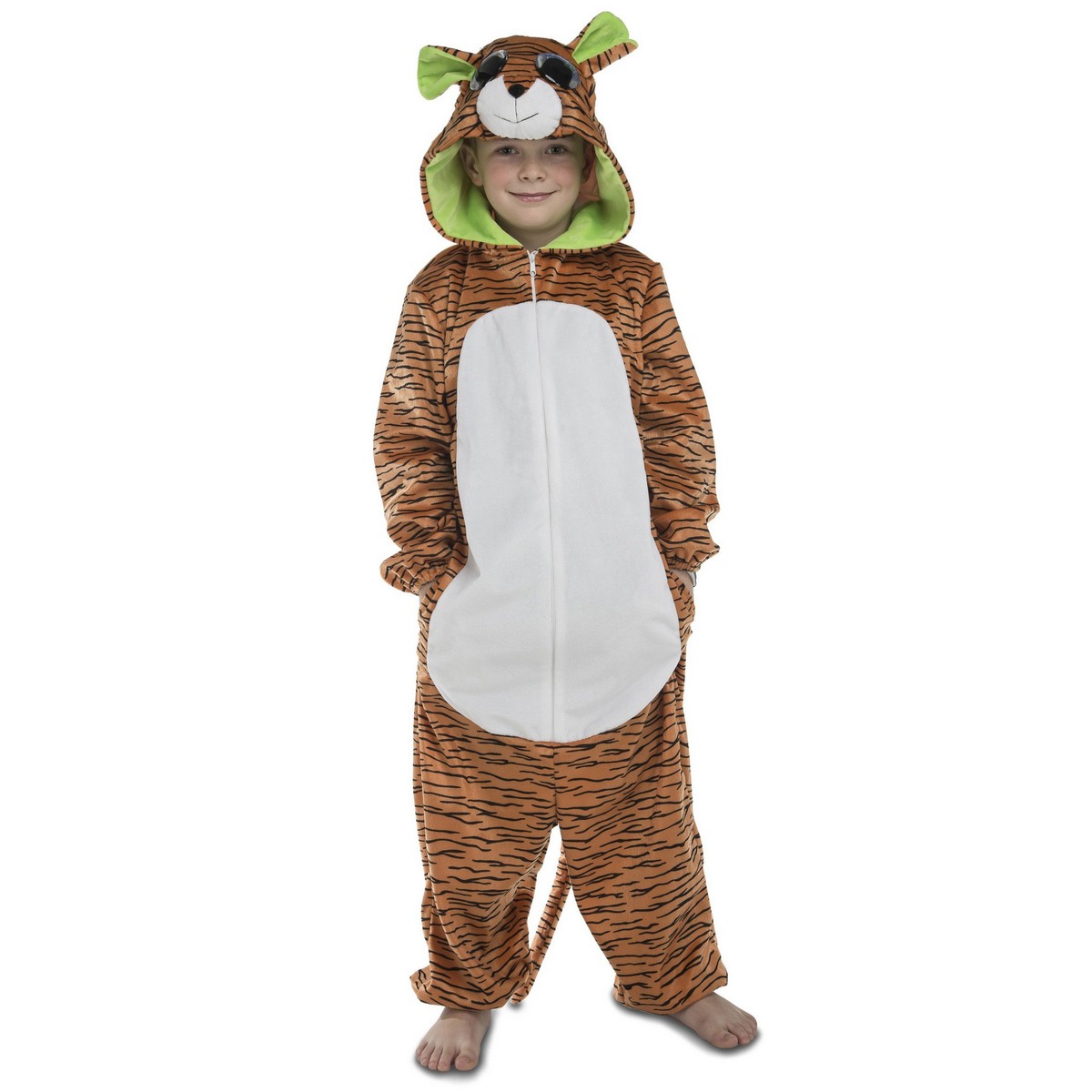 Costume for Children My Other Me Big Eyes Tiger 10-12 Years White Costume for Children My Other Me Big Eyes Tiger 10-12 Years White