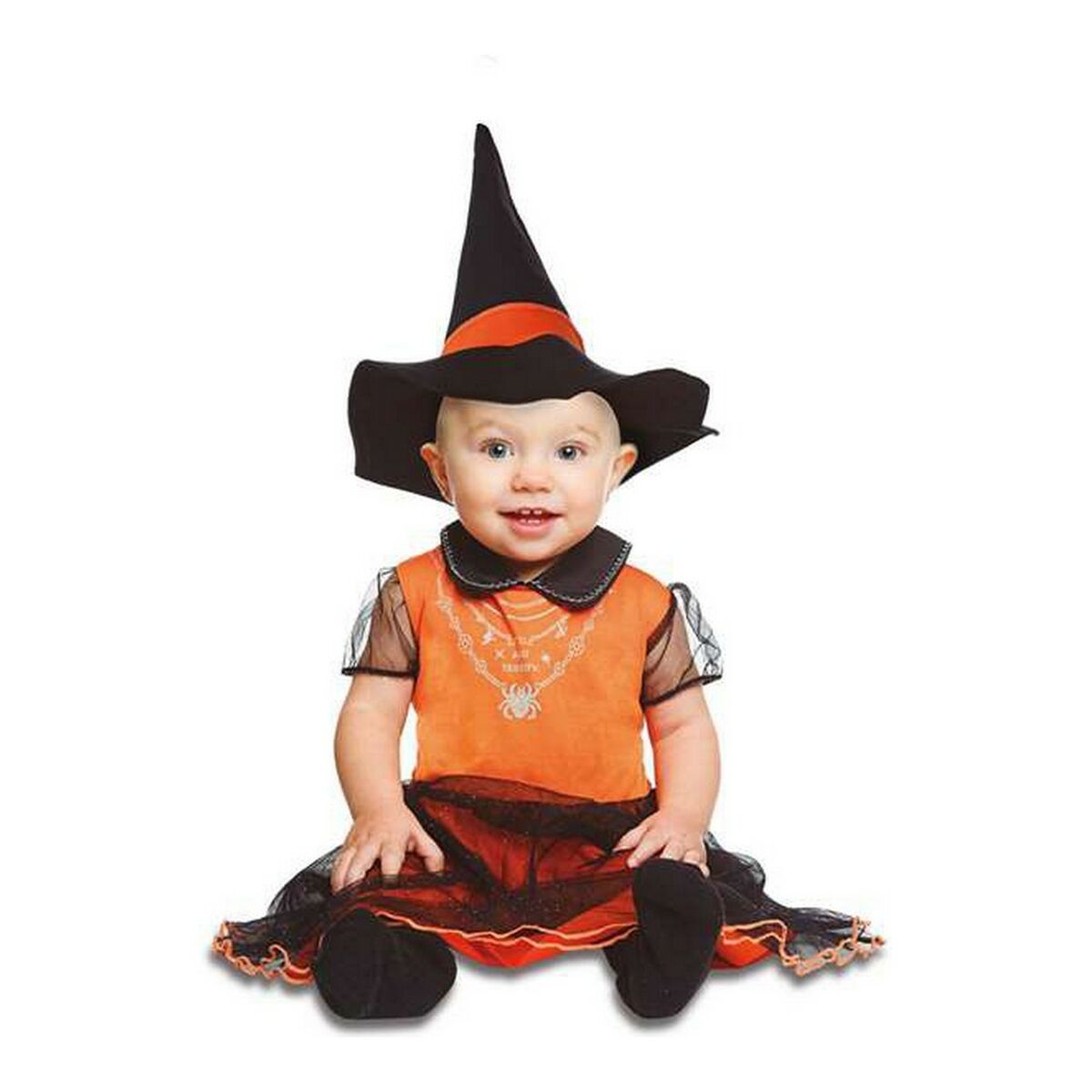 Costume for Children My Other Me Orange Witch Costume for Children My Other Me Orange Witch