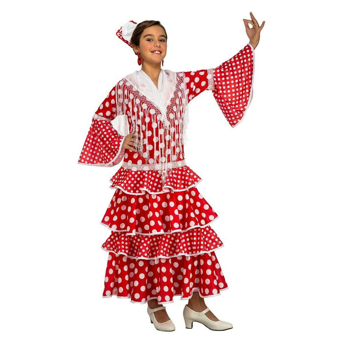 Costume for Children My Other Me 203846 Sevillian 10-12 Years Red Costume for Children My Other Me 203846 Sevillian 10-12 Years Red