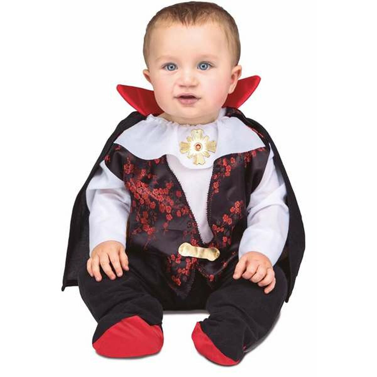 Costume for Babies Black Drácula 12-24 Months Costume for Babies Black Drácula 12-24 Months