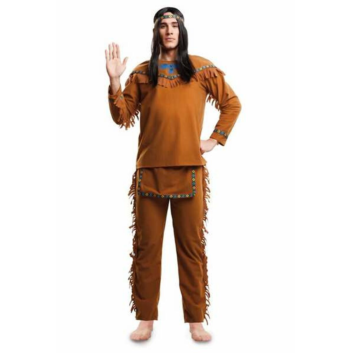 Costume for Adults My Other Me Indian Man M/L (3 Pieces) Costume for Adults My Other Me Indian Man M/L (3 Pieces)