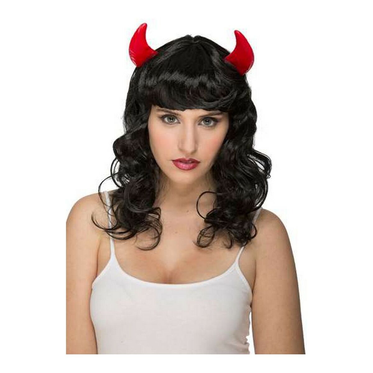 Wigs My Other Me Female Demon Brunette Wigs My Other Me Female Demon Brunette