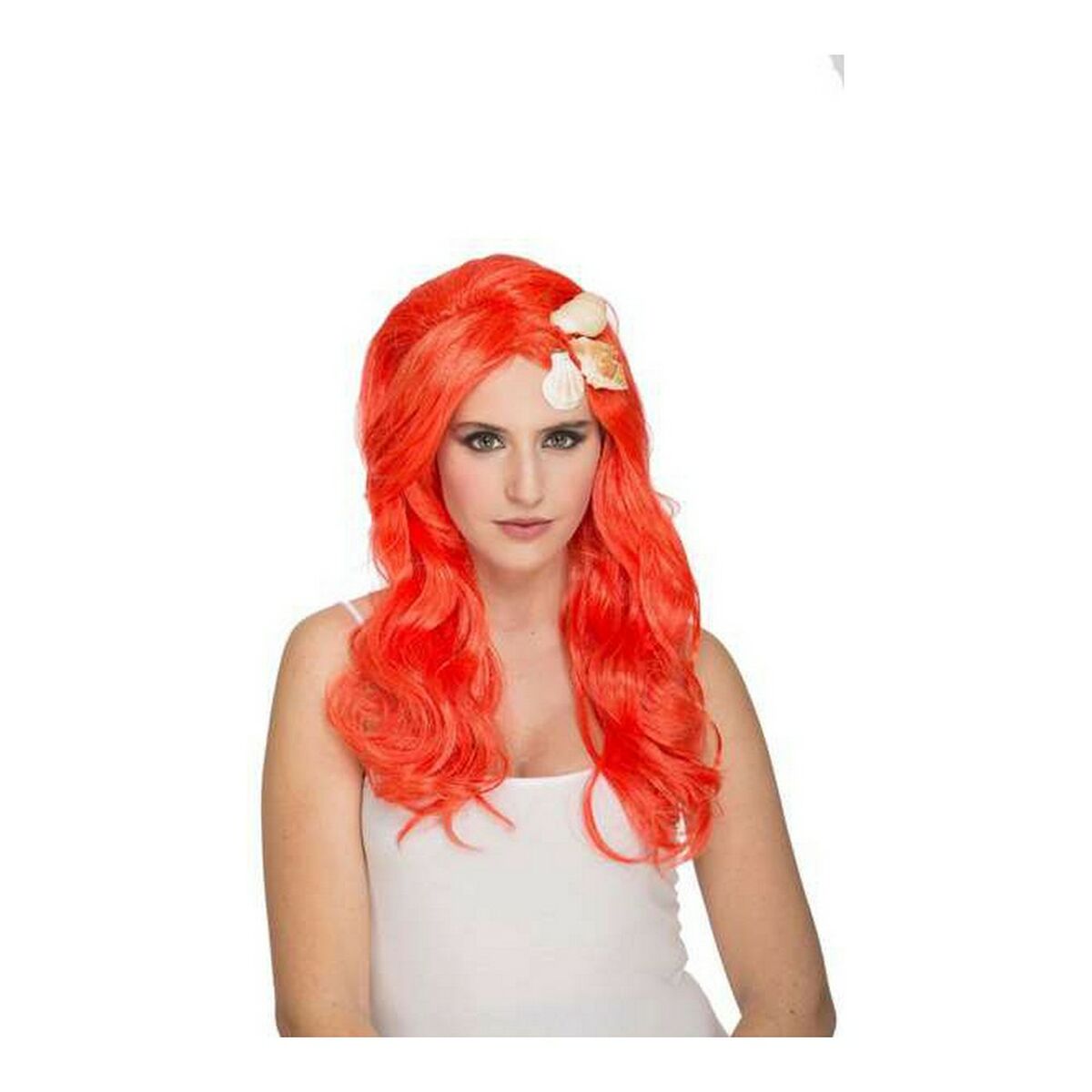 Wigs My Other Me Orange Mermaid Wigs My Other Me Orange Mermaid