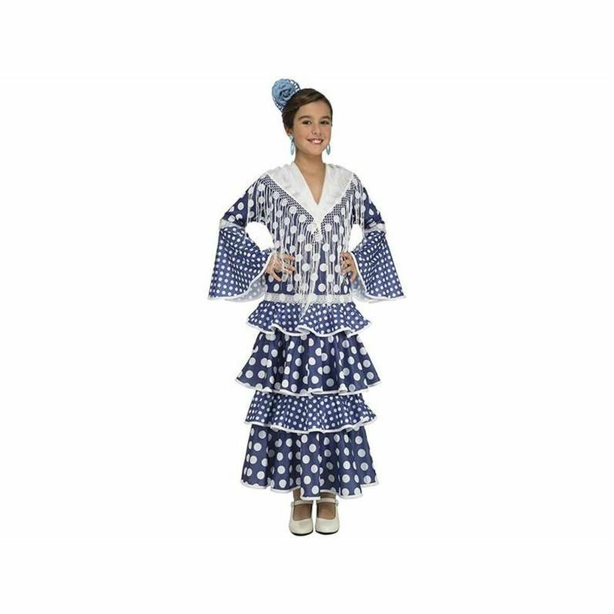 Costume for Children My Other Me 204881 Flamenco Dancer Blue Costume for Children My Other Me 204881 Flamenco Dancer Blue