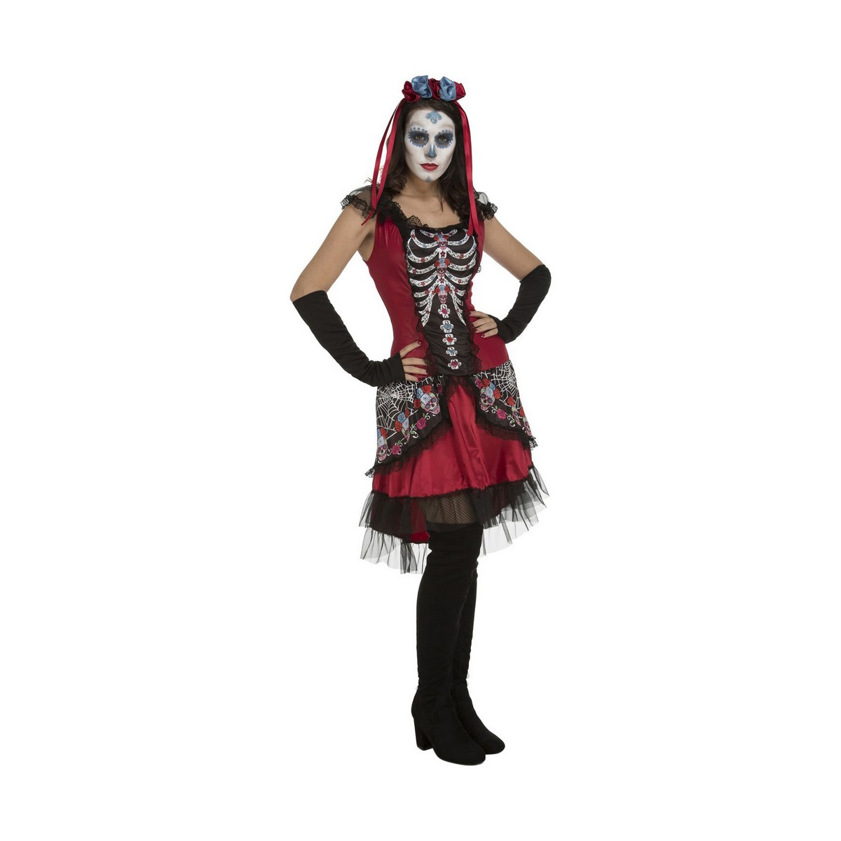 Costume for Adults My Other Me Sugar Skull Skull M M/L (3 Pieces) Costume for Adults My Other Me Sugar Skull Skull M M/L (3 Pieces)
