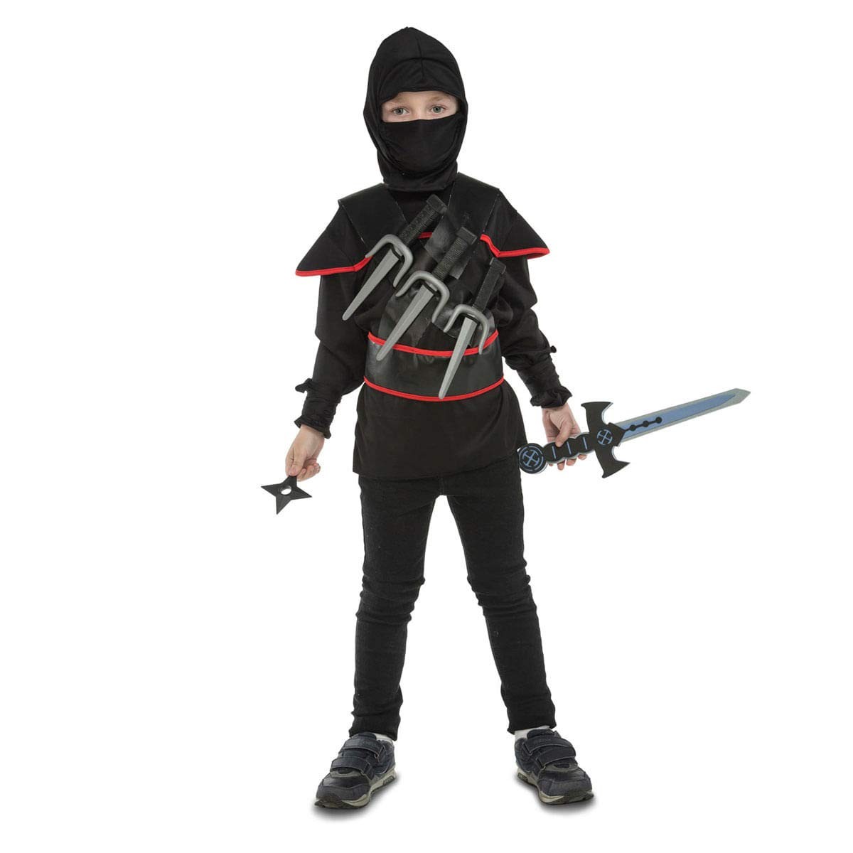 Costume for Children My Other Me Ninja 3-5 years Black (5 Pieces)
