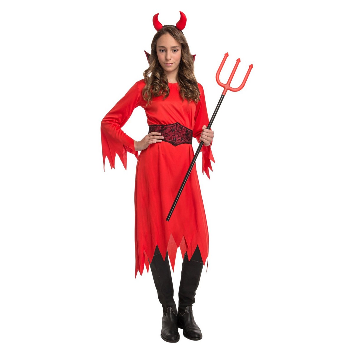Costume for Children My Other Me She-Devil 5-6 Years Costume for Children My Other Me She-Devil 5-6 Years