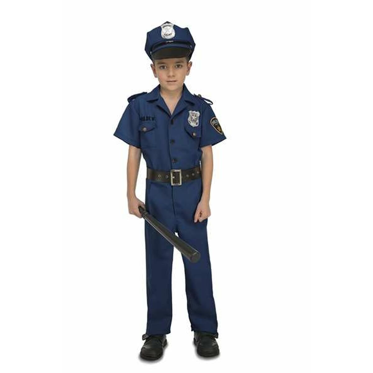 Costume for Children My Other Me Police Officer 10-12 Years Blue (4 Pieces)