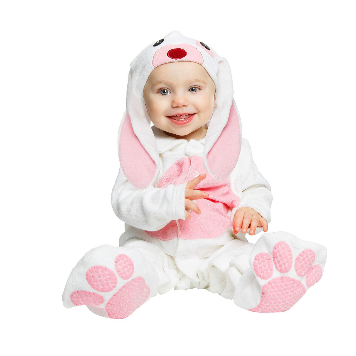 Costume for Babies My Other Me Pink Rabbit 7-12 Months Costume for Babies My Other Me Pink Rabbit 7-12 Months