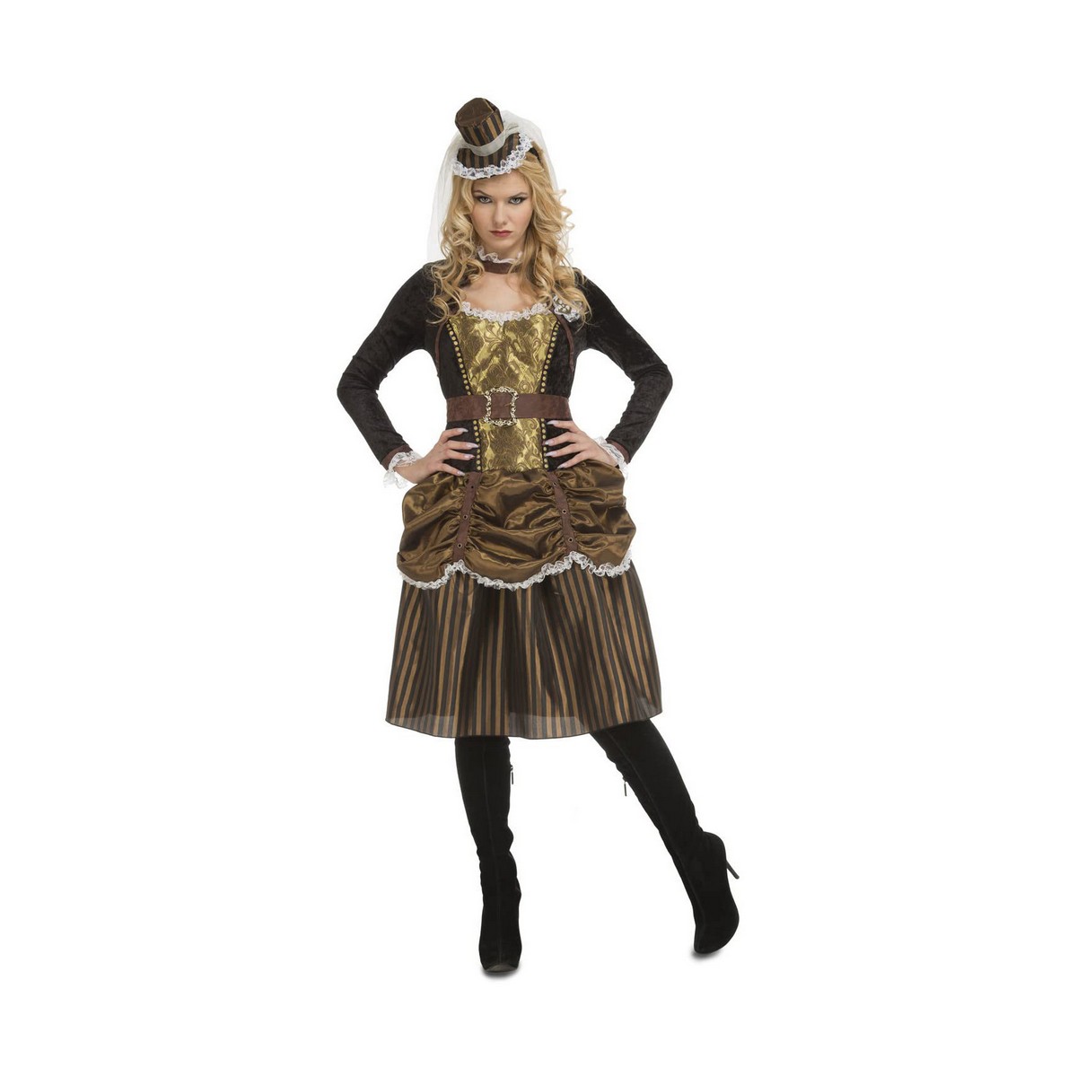 Costume for Adults My Other Me Lady Steampunk M/L Costume for Adults My Other Me Lady Steampunk M/L