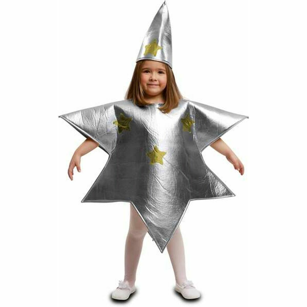 Costume for Children My Other Me Silver Star Costume for Children My Other Me Silver Star