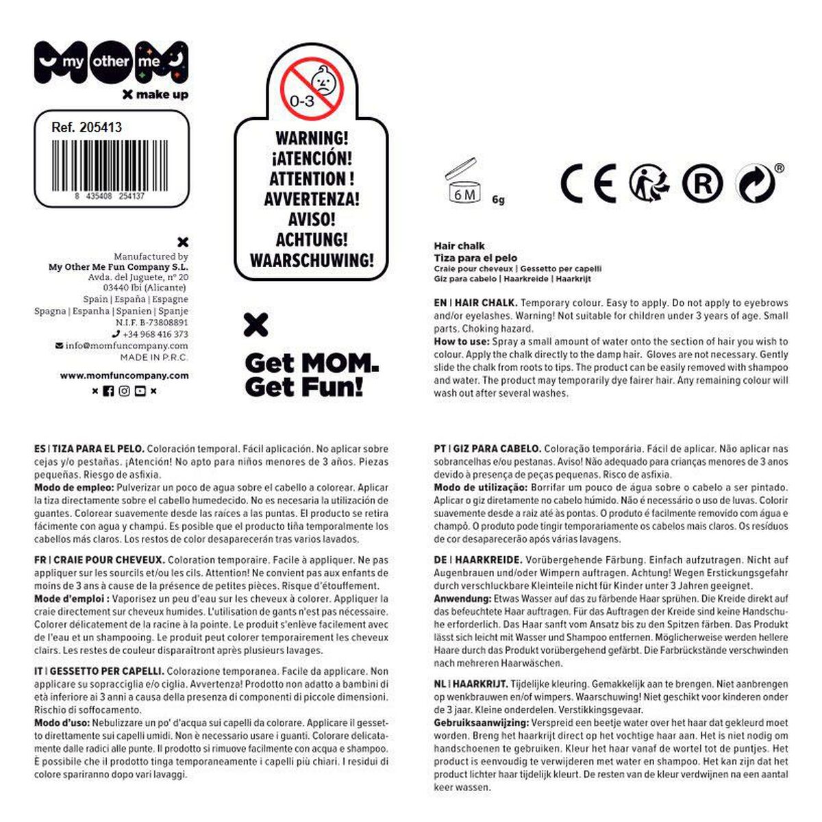 Temporary Dye My Other Me Red 6 gr 1 Unit