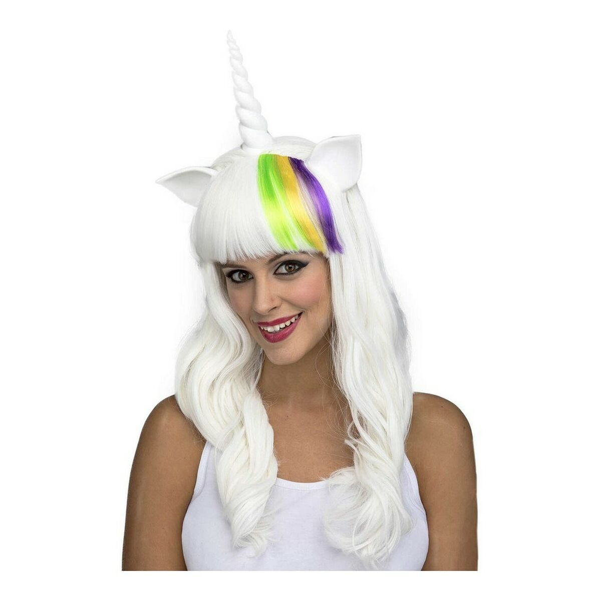 Wigs My Other Me White Unicorn Wigs My Other Me White Unicorn