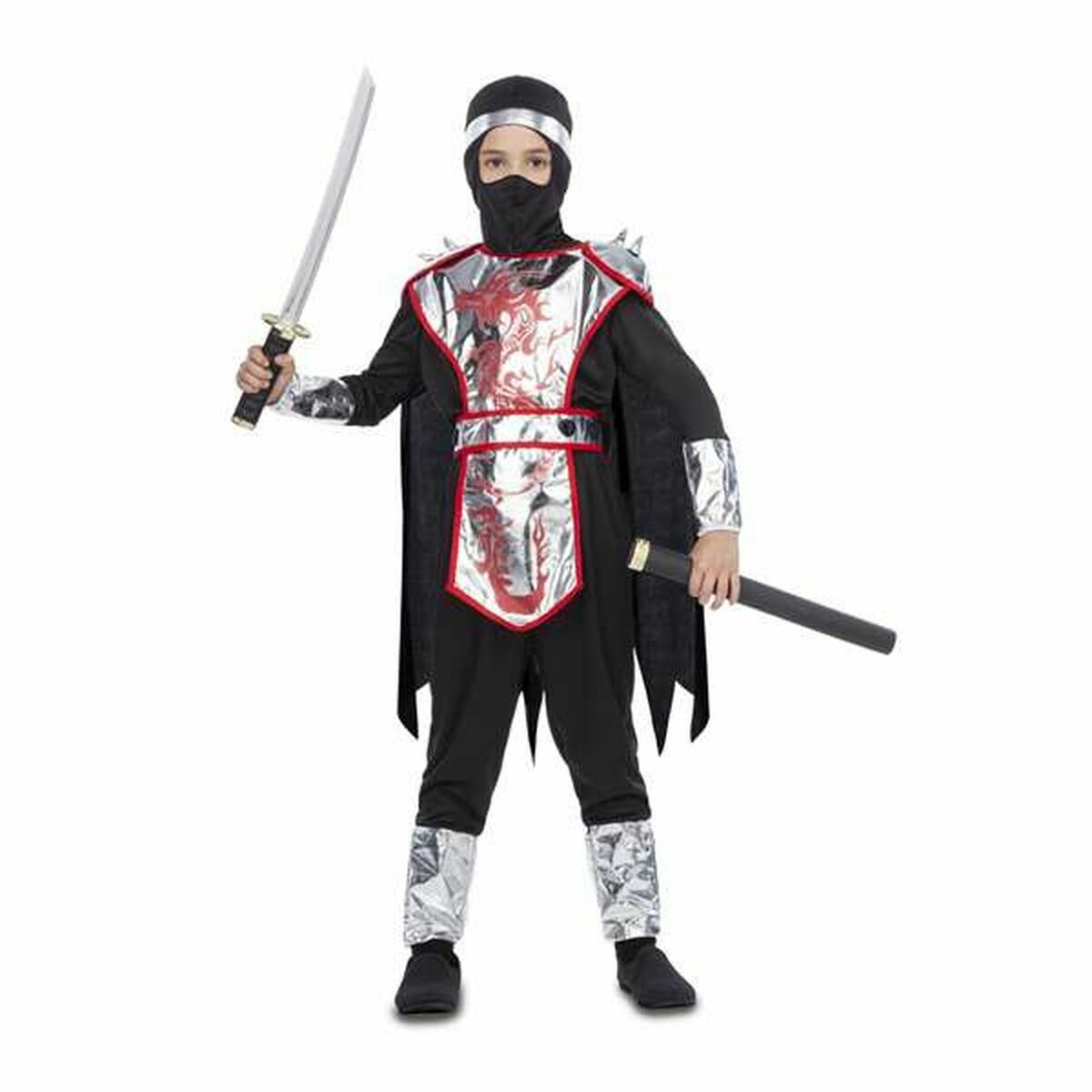 Costume for Children My Other Me Ninja 5 Pieces Costume for Children My Other Me Ninja 5 Pieces